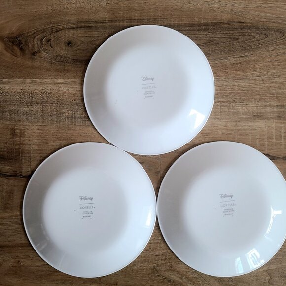 Set of 3 Corelle Disney Vitrelle Made in USA plates. - Picture 5 of 7